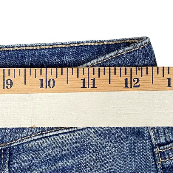 Tricot Button Fly Distressed Hi Waist Skinny Jeans Size 3 - Picture 7 of 11